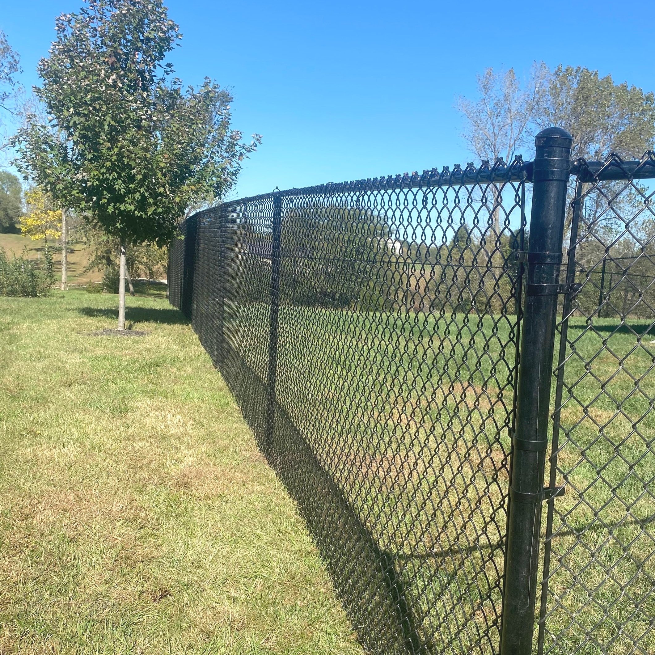 Chain link fence installed by Integrity Construction KC