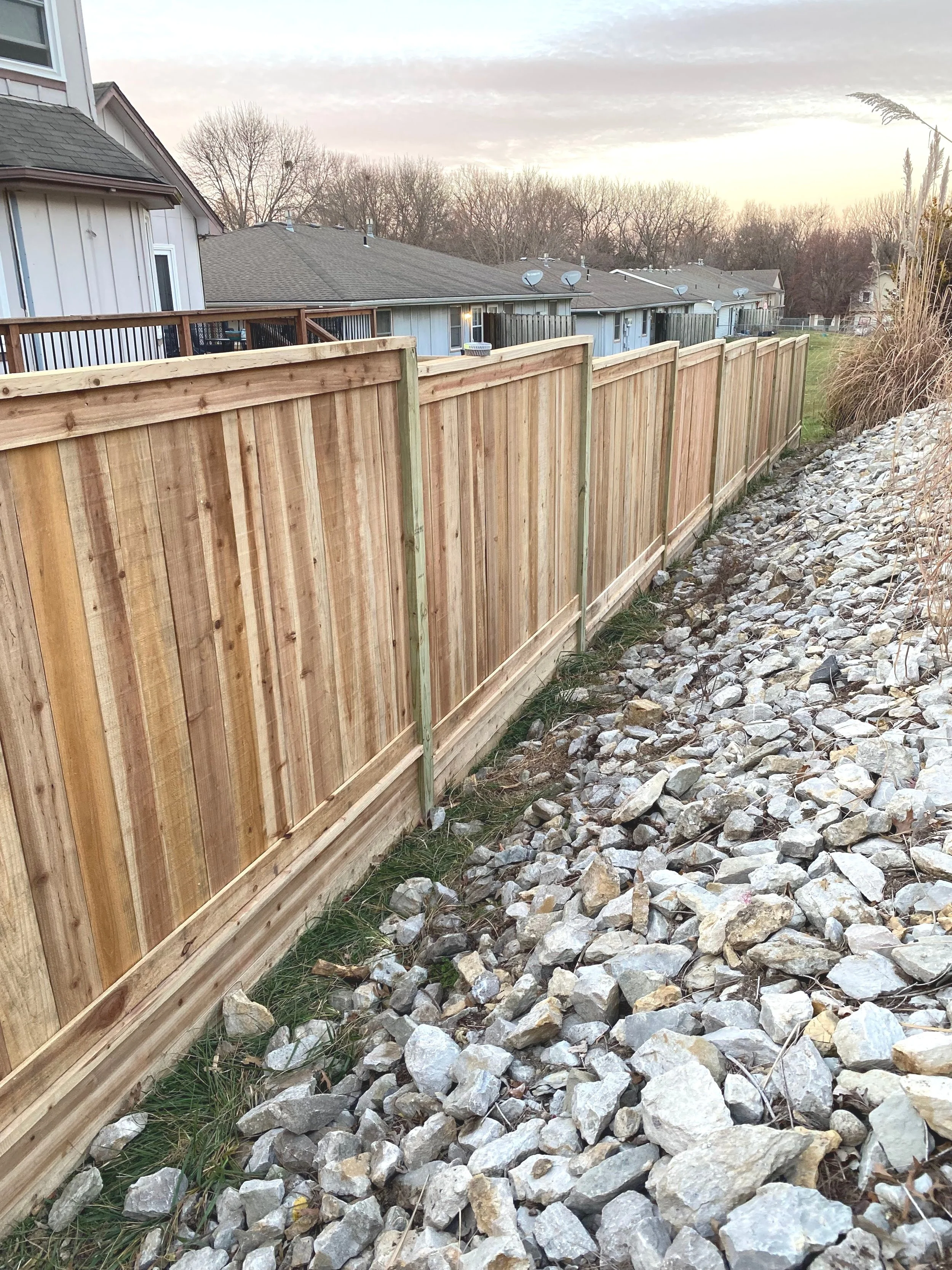 Fence and gate installation for residential property