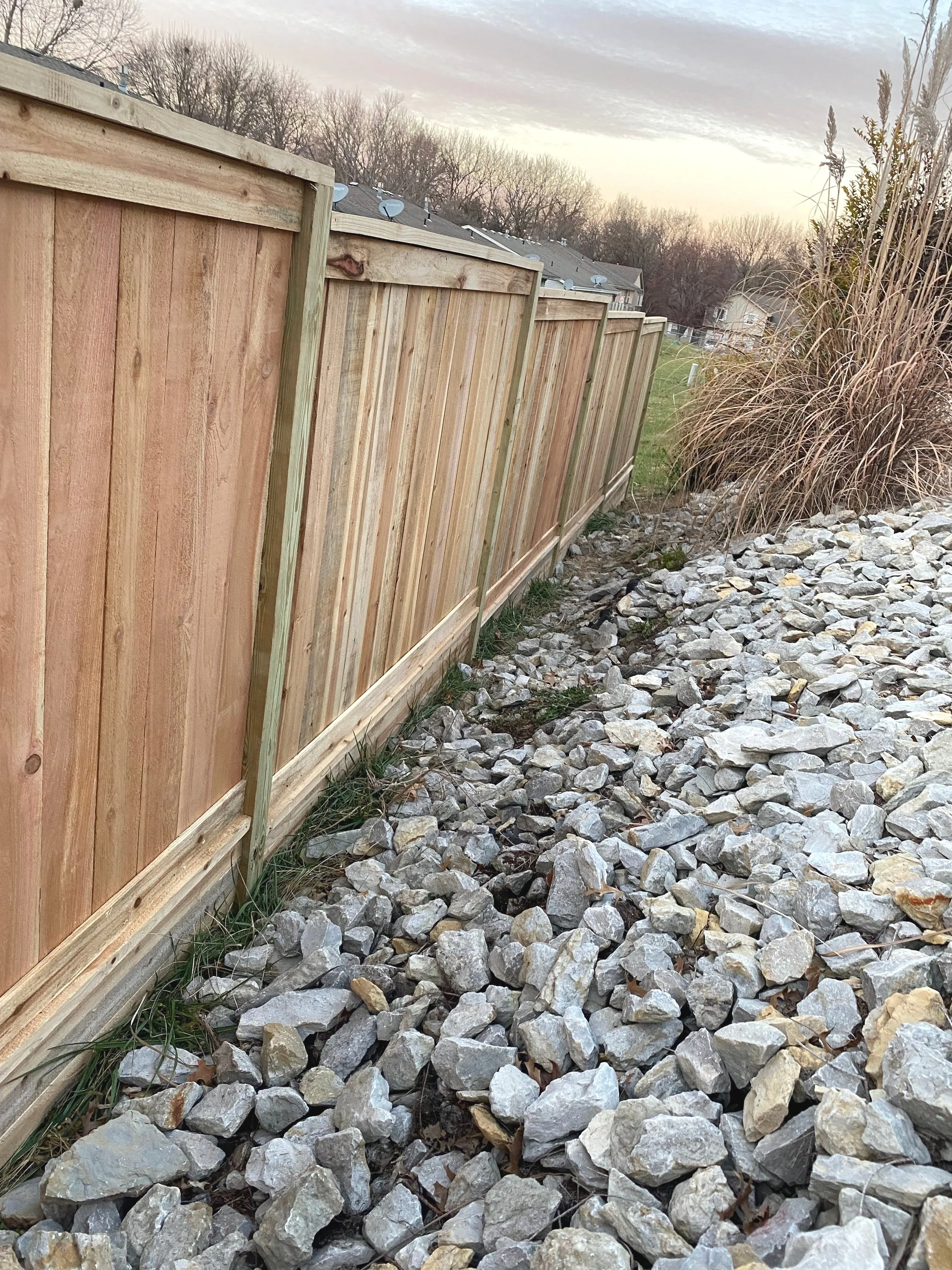 Commercial fencing project in Kansas City area