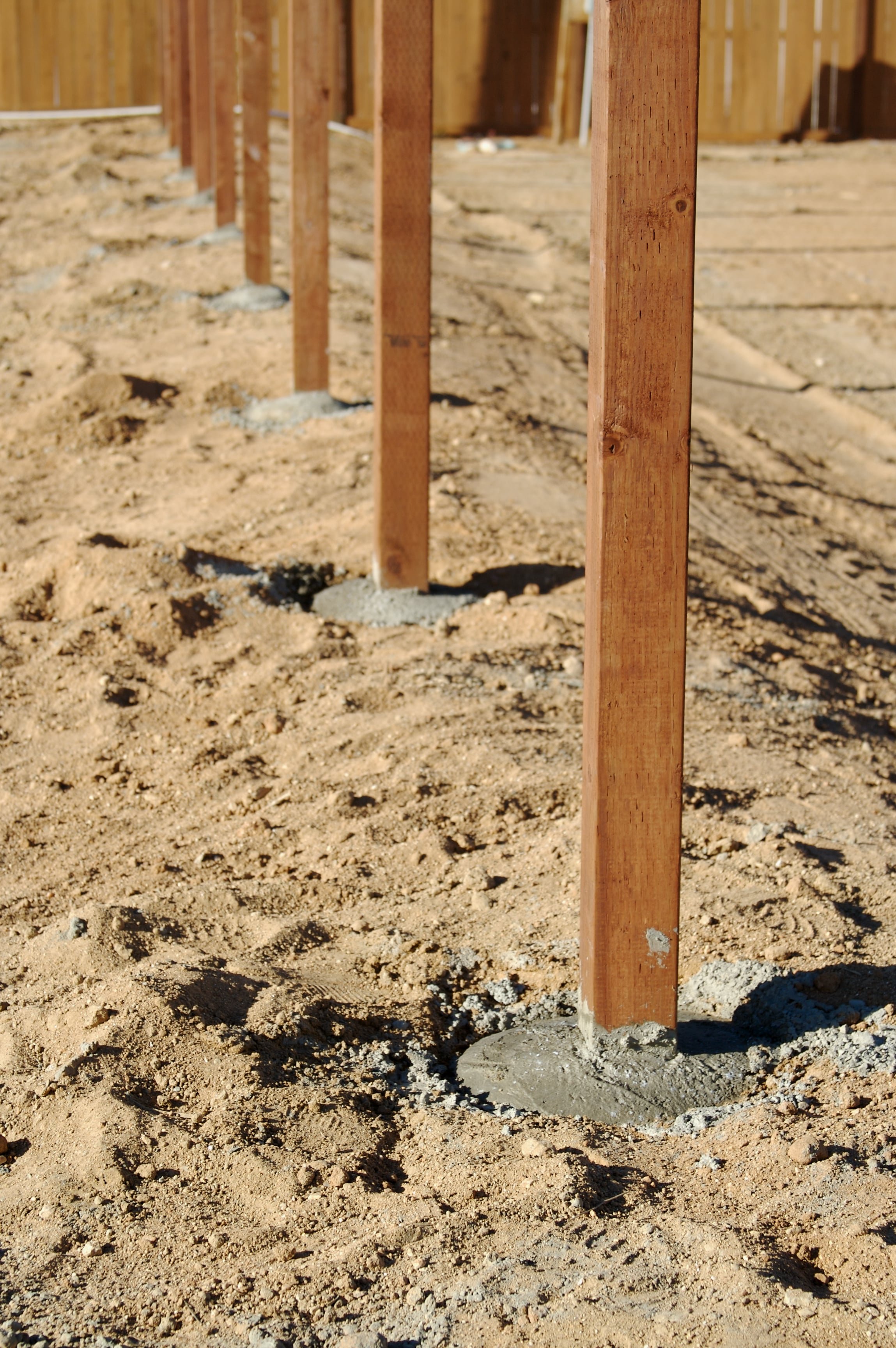 Fence post replacement service